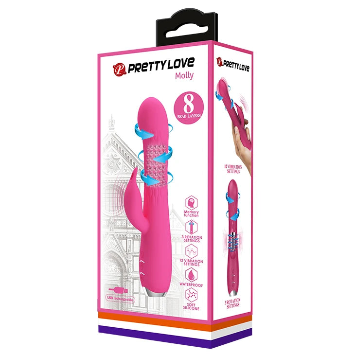 Pretty Love Molly Hareketli Rabbit Vibratör