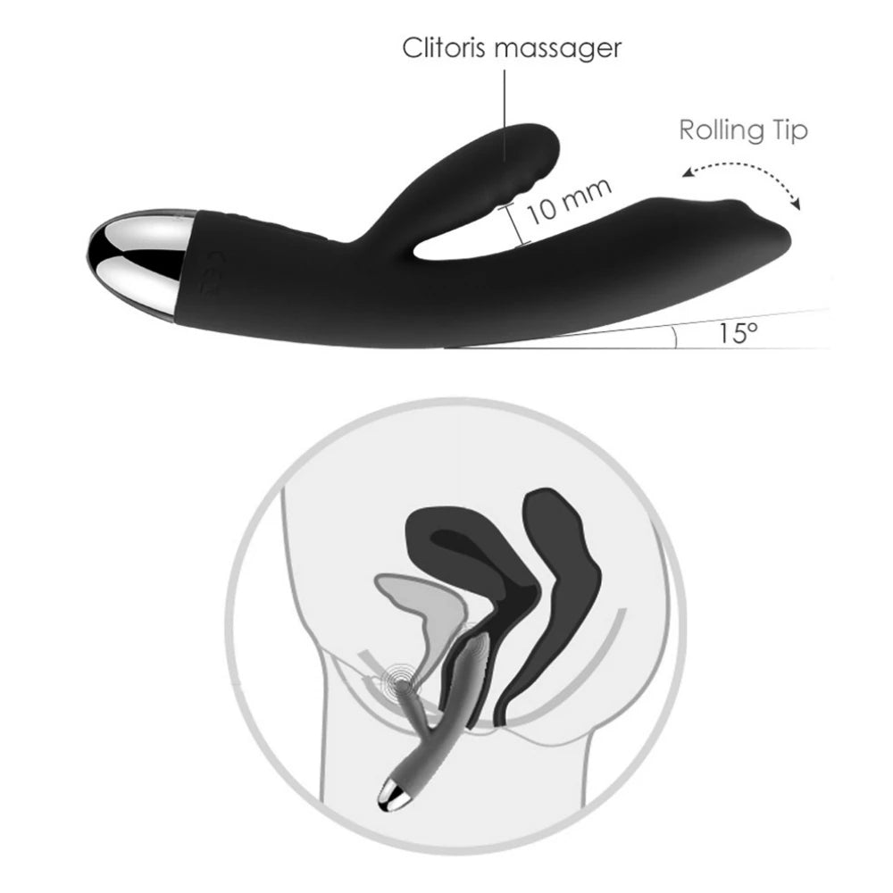 Svakom Trysta Hedefli Dönen G-Spot Rabbit Vibratör-Pink