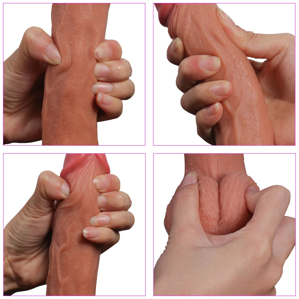 Shequ Dildo Series Victor Natural Doku 20 Cm Realistik Penis