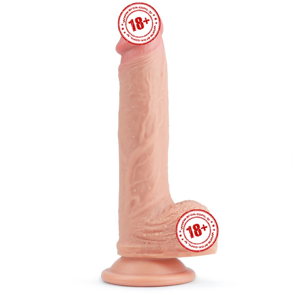 Lovetoy Dual Layered Silicone Cock 21.5 cm Realistik Penis LV4003F
