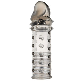ToyJoy Power Stud Sleeve Tırtıklı Penis Kılıfı-Gray