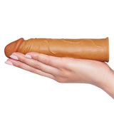 Lovetoy Pleasure X-Tender 3 cm Dolgulu Melez Realistik Penis Kılıfı