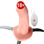 Lovetoy İçi Boş Titreşimli Unisex Kullanılabilen 17 Cm Belden Bağlamalı Penis