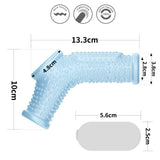 Lovetoy Drip Knights Ring Blue Testis Geçirmeli Titreşimli Yarım Penis Kılıfı