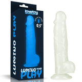 Lovetoy Lumino Play 21.5 Fosforlu Realistik Jel Penis