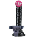 Erox Jelly Strap-On 14.5 cm Belden Bağlamalı Zenci Realistik Penis
