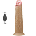 Lovetoy Dual Layered Platinum Silicone 20.5 Cm Titreşimli Realistik Penis