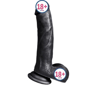 Xise Male Lion Flexible 20 cm Realistik Zenci Penis XS-WBC10031-Black