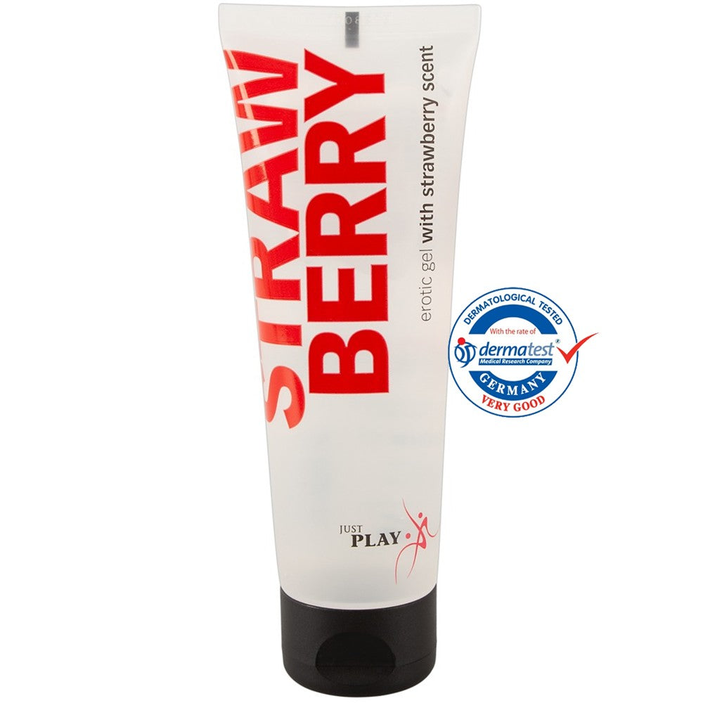 Just Play Strawberry Erotic Gel Aromalı Kayganlaştırıcı Jel 80 ml.
