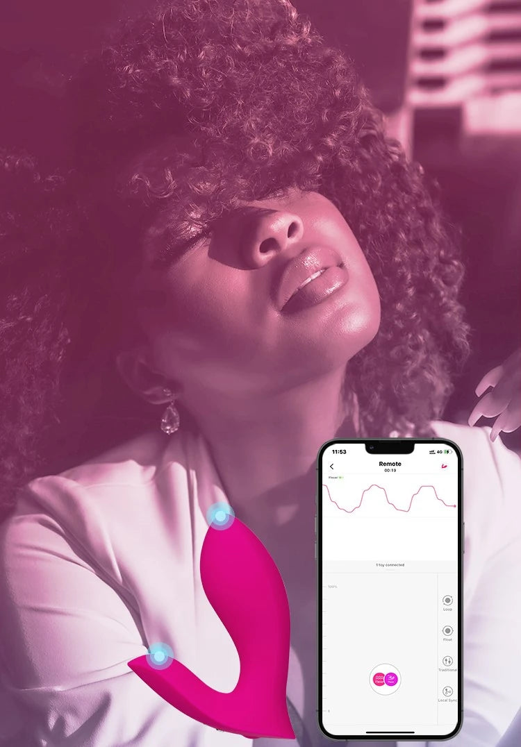 Lovense Flexer Telefon Kontrollü Giyilebilir Vibratör