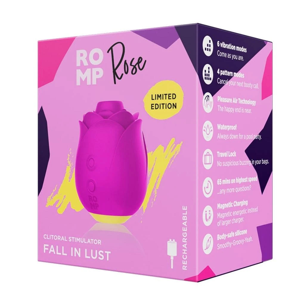 Romp Rose Klitoral Uyarıcı Emiş Güçlü Vibratör