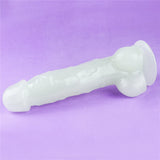 Lovetoy Lumino Play 21.5 Fosforlu Realistik Jel Penis