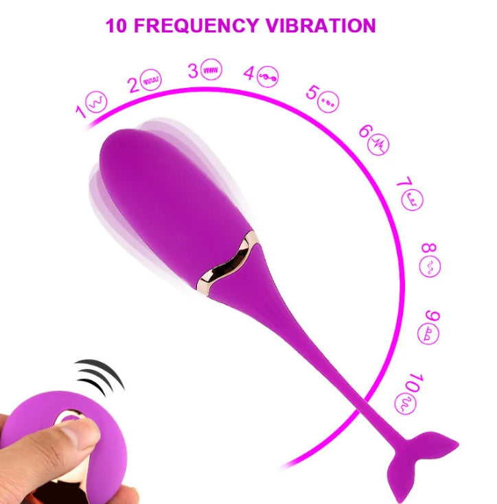 Erox Private Mini Massager Vibe Giyilebilir Uzaktan Kumandalı Mini Vibratör-Purple