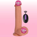 Dildo Series Bill 23 cm Natural Doku Uzaktan Kumandalı Realistik Vibratör