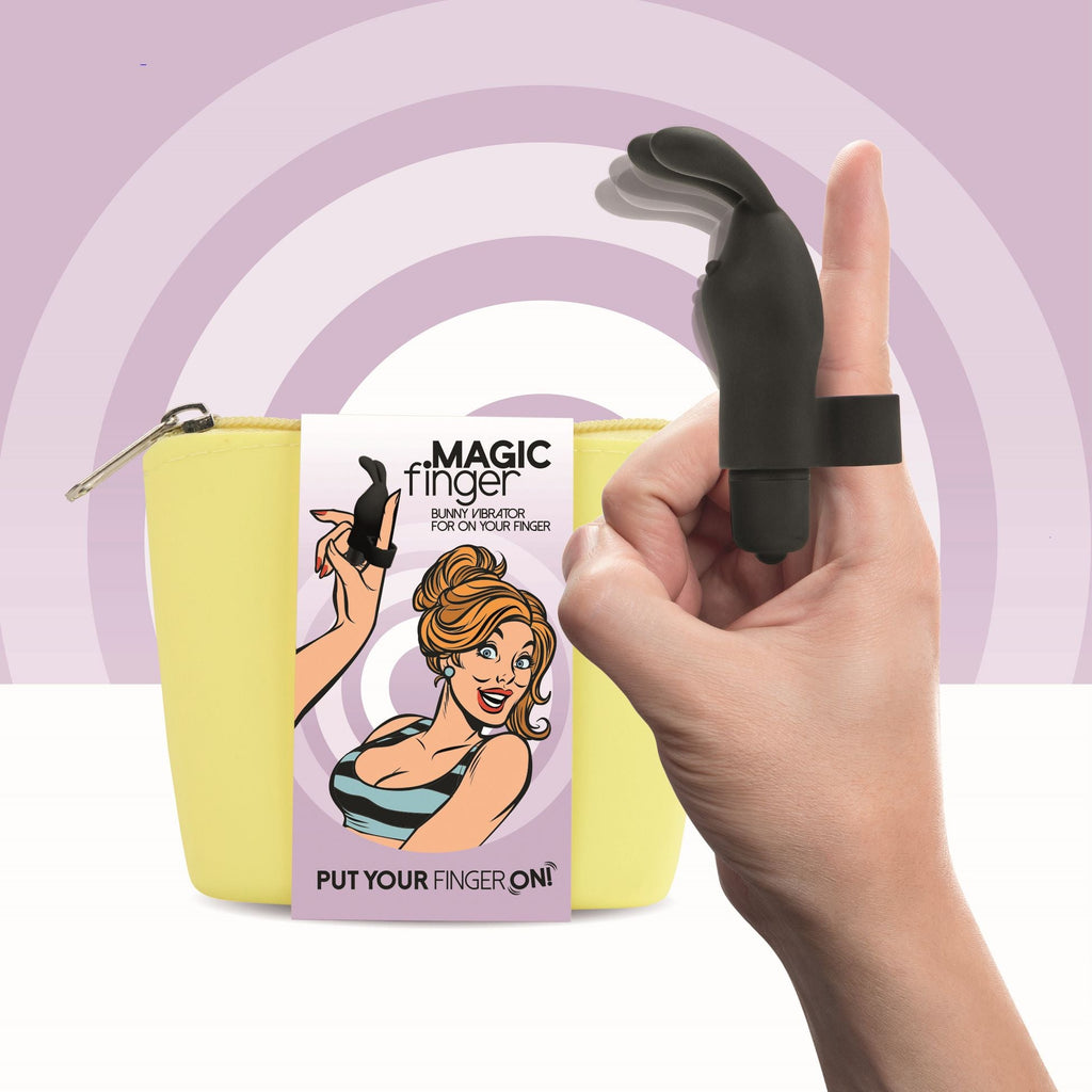 FeelzToyz Magic Finger Parmak Vibratör Black