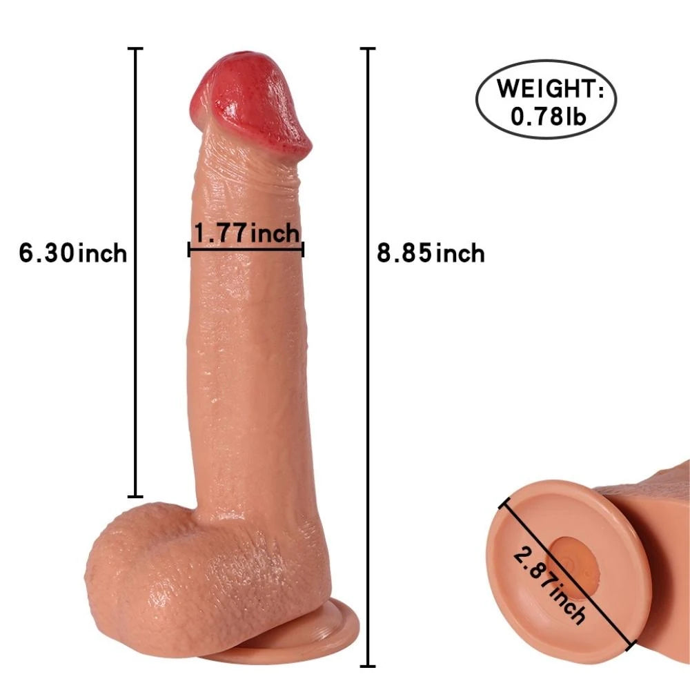 Shequ Dildo Series Sean 20 Modlu Titreşimli Realistik Penis