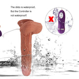 Shequ Dildo Series Little Dean Natural Doku 19.5 cm Titreşimli Realistik Penis
