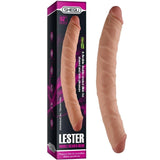 Xise Dildo Series Lester 33 Cm Çift Taraflı Realistik Penis