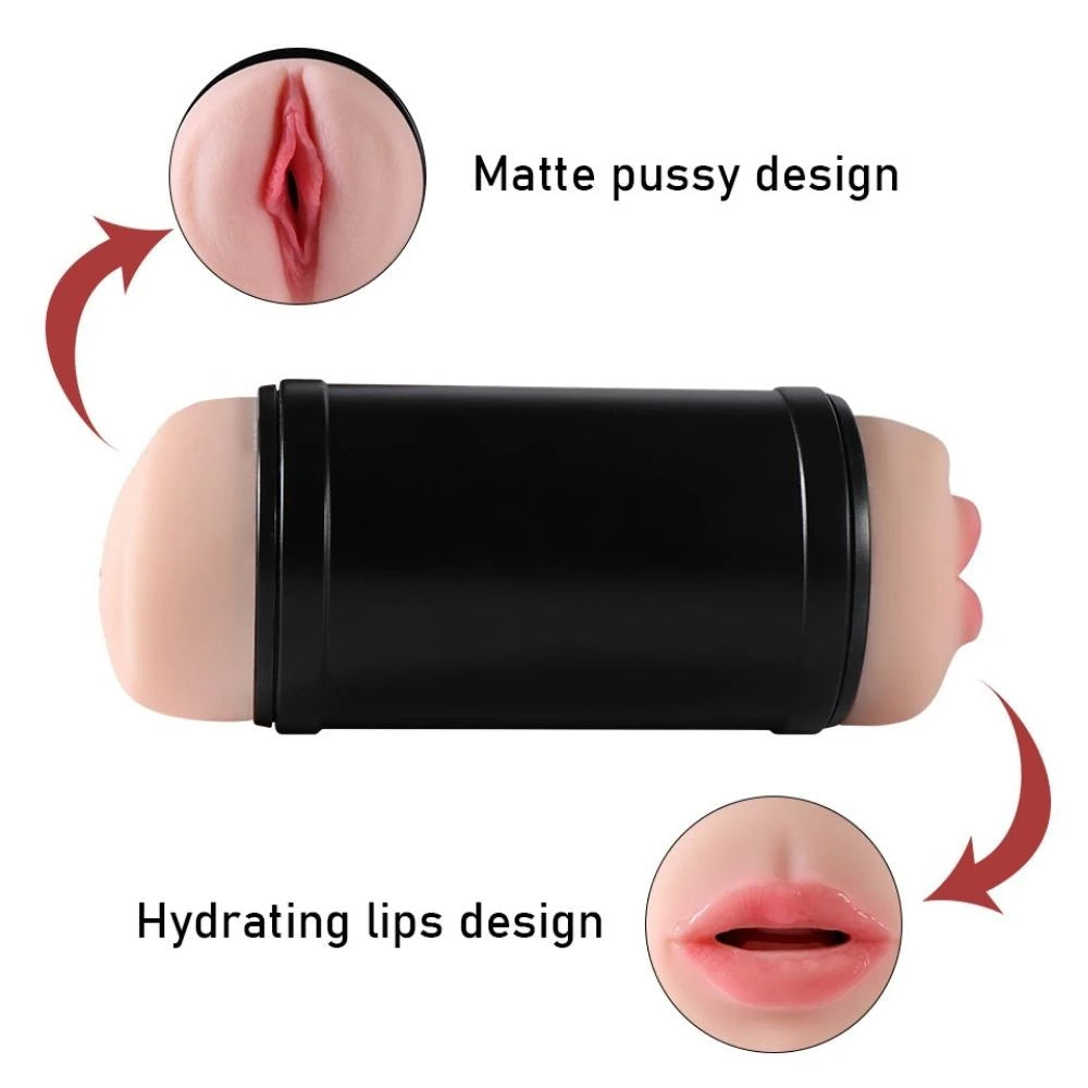 Shequ Tami Double Side Stroker Oral ve Vajinal Masturbator