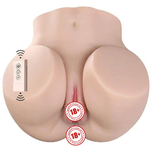 Shequ Mignon Emişli ve Titreşimli Realistik Kalça Masturbator SQ-MAS50090