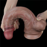 Lovetoy Dual Layered Platinum Silicone Cock 29.5 Cm Büyük Realistik Penis