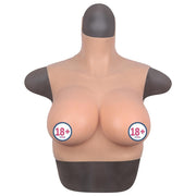 Bodysuit Crossdresser Askılı Giyilebilir Silikon Göğüs S Beden