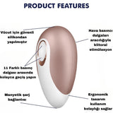 Satisfyer Deluxe Air Pulse Stimulator Emiş Güçlü Vibratör