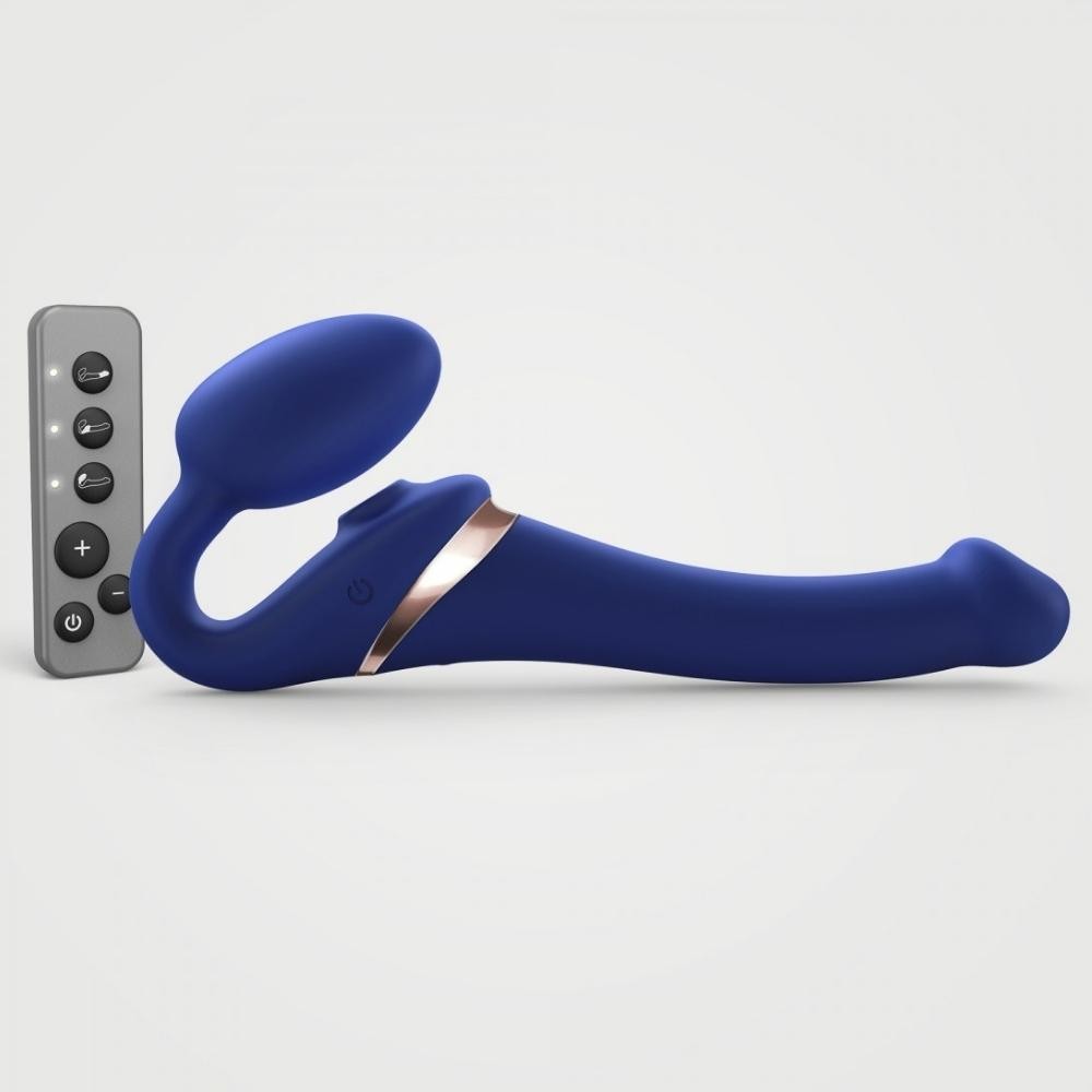 Strap-On Me Multi Orgasm 3 Motorlu Titreşimli Strapless Strapon