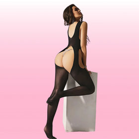 Erox She Fantasy Wear Özel Bölgesi Açık Seksi Vücut Çorabı