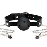Erox Fetish Fantasy Series Breathable Ball Gag Göğüs Klipsi