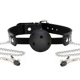 Erox Fetish Fantasy Series Breathable Ball Gag Göğüs Klipsi