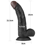 Lovetoy Easy Strapon 21.5 cm Kemerli Realistik Zenci Penis