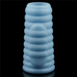 Lovetoy Wave Knights Ring Blue Titreşimli Yarım Penis Kılıfı