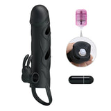 Pretty Love Penis Sleeve 2 İn 1 Titreşimli Penis Kılıfı BI-026216A