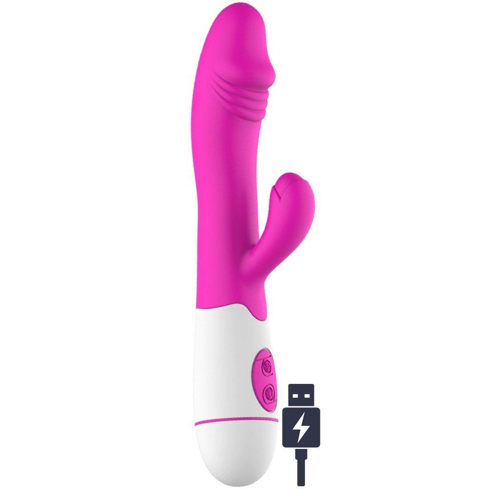 Erox Mix Vibe 30 Mod Titreşimli Rabbit Vibratör - Pink