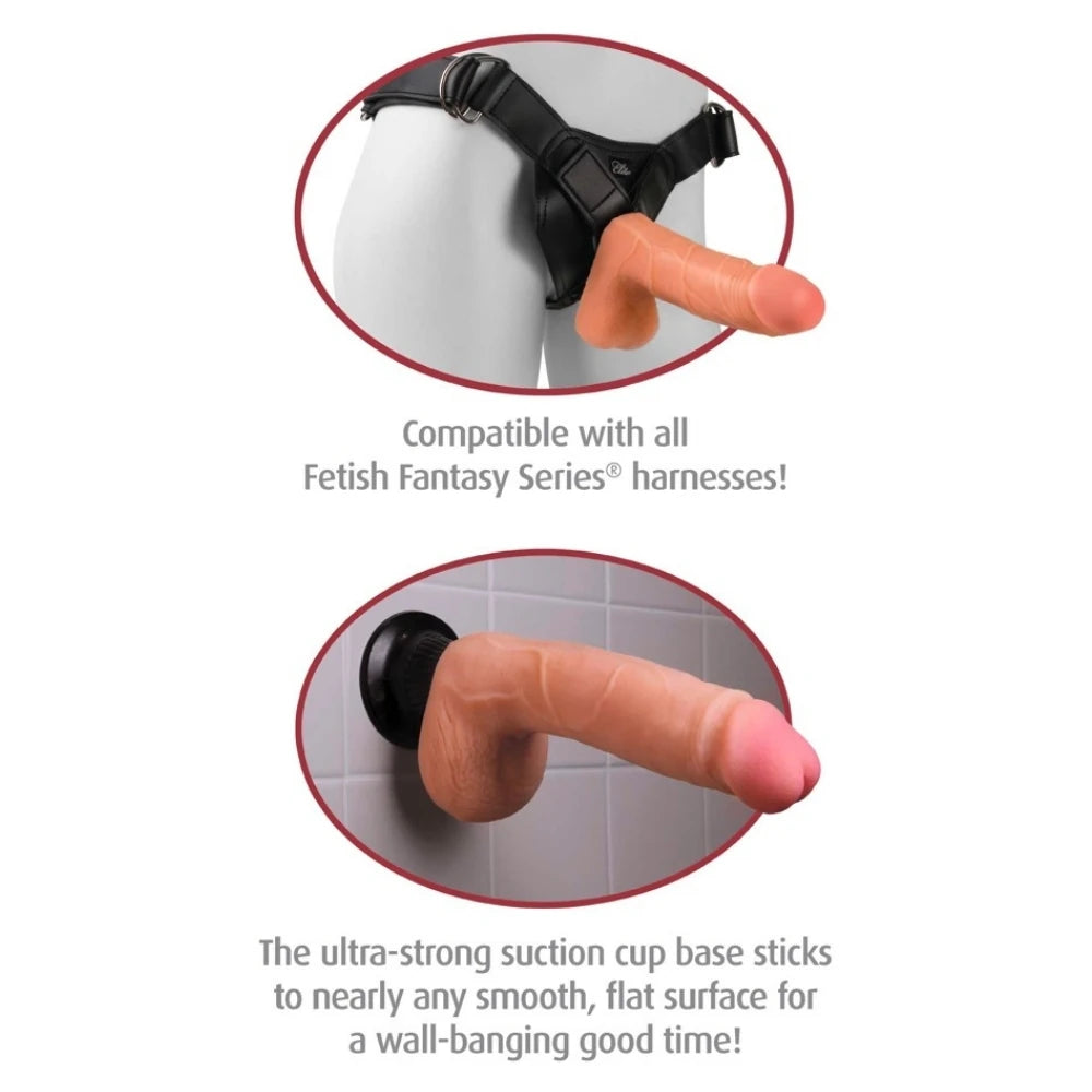 Pipedream Real Feel Deluxe No 7 23 Cm Titreşimli Realistik Penis