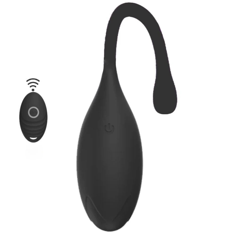 Erox Benwa Balls Uzaktan Kumandalı Kegel Egzersiz Vibratörü-Black