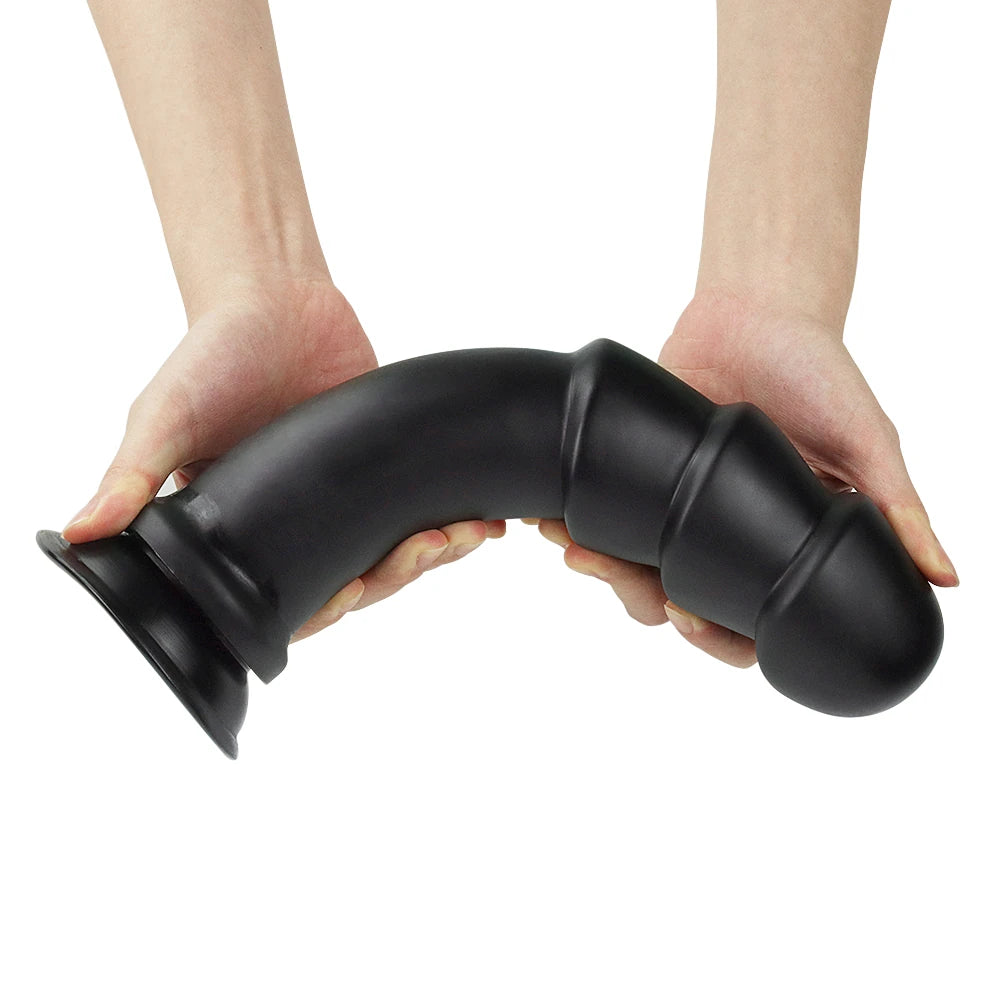 Lovetoy King Sized 28 cm Dalgalı Flexible Dev Anal Dildo
