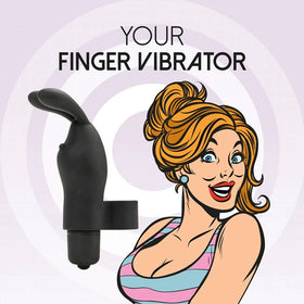 FeelzToyz Magic Finger Parmak Vibratör Black