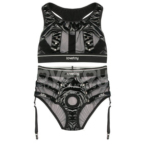 Lovetoy Rebellion Reign Iconic Harness Strap on Set LV781001A XS/S