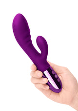 Le Wand Blend Rechargeable Şarjlı Tavşan Vibratör-Purple