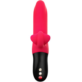 Fun Factory Bi Stronic Fusion Kırmızı İtmeli ve Titreşimli Vibratör