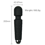 Erox Massage Vibes Black Ultra Güçlü 20 Mod Usb Şarjlı Masaj Vibratör