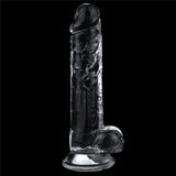Lovetoy Flawless Clear Dildo 19 cm Realistik Jel Penis