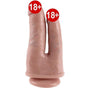 Pipedream King Cock 15 Cm Çift Başlı Ten Rengi Realistik Penis