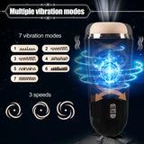 Xise Snow İnspiratory Emiş Güçlü 7 Modlu Titreşimli Anüs Mastürbatör
