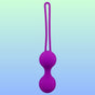 Erox Kegel Benwa Metal Jiggle Balls Kegel Top-D.Purple