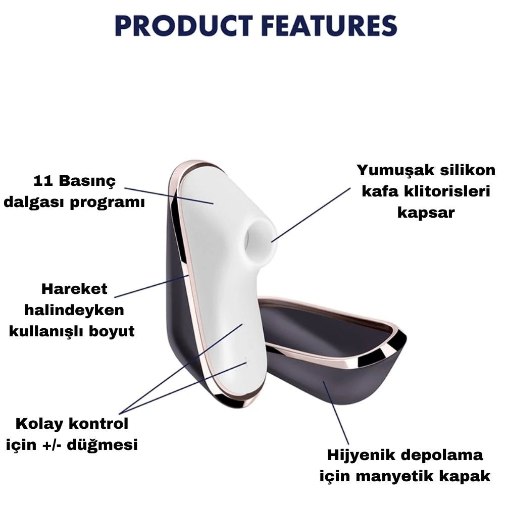 Satisfyer Pro Traveler Emiş Yapabilen Vibratör