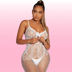 Erox She Sein Fantasy Wear Özel Bölgesi Açık Vücut Çorabı