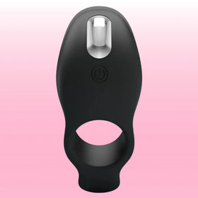 Pretty Love Vibration Penis Sleeve Stretchy Titreşimli Penis Halkası